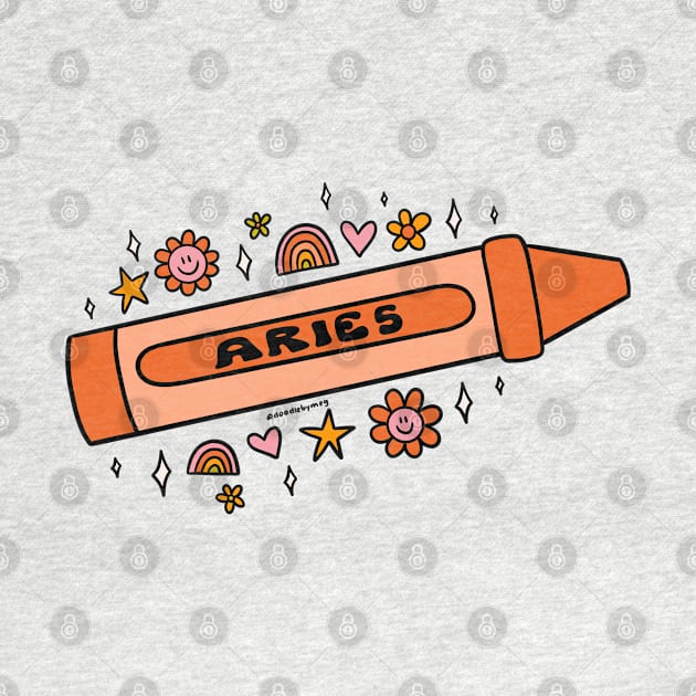 Aries Crayon by Doodle by Meg